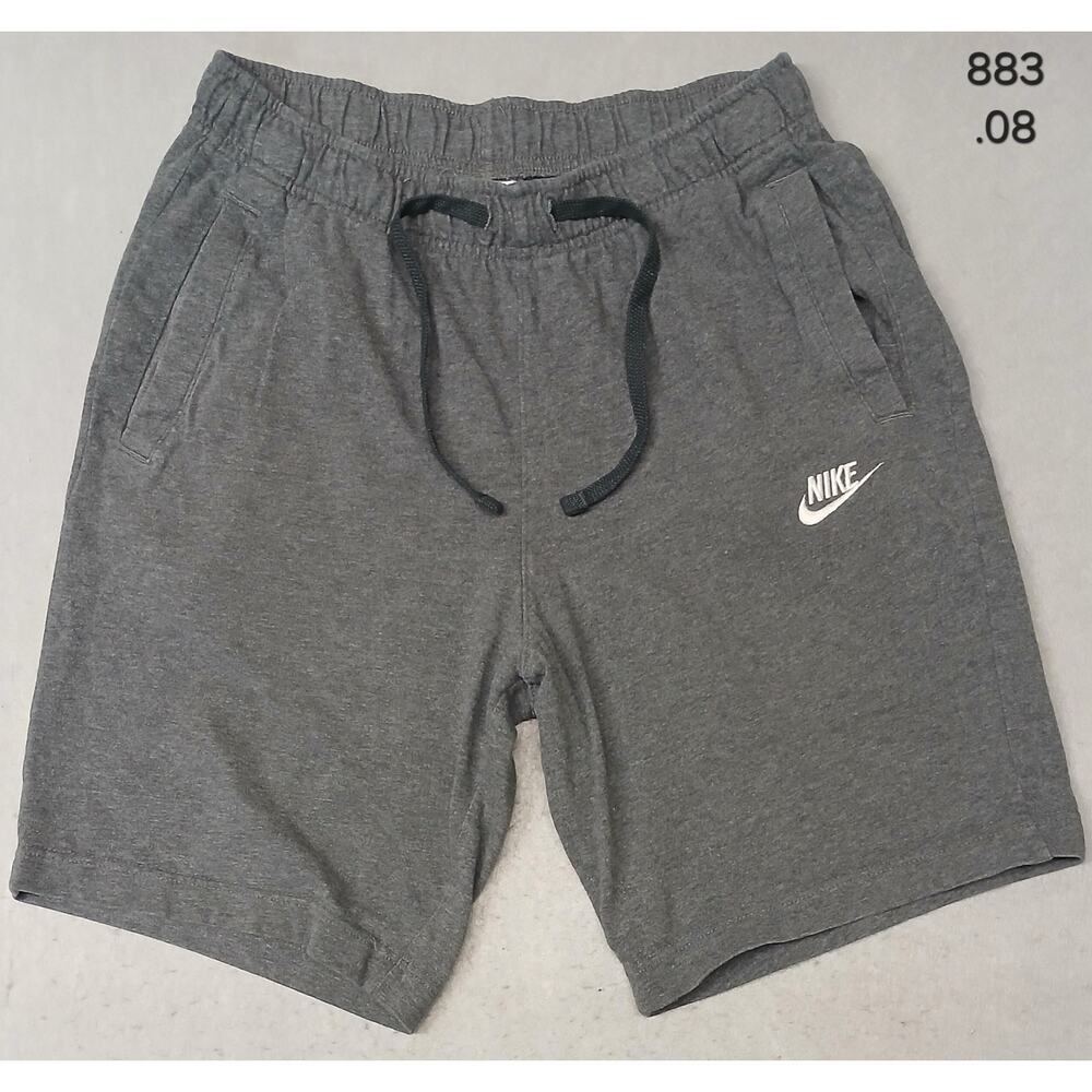 Nike (Small) Men's Gray Fleece Training Shorts